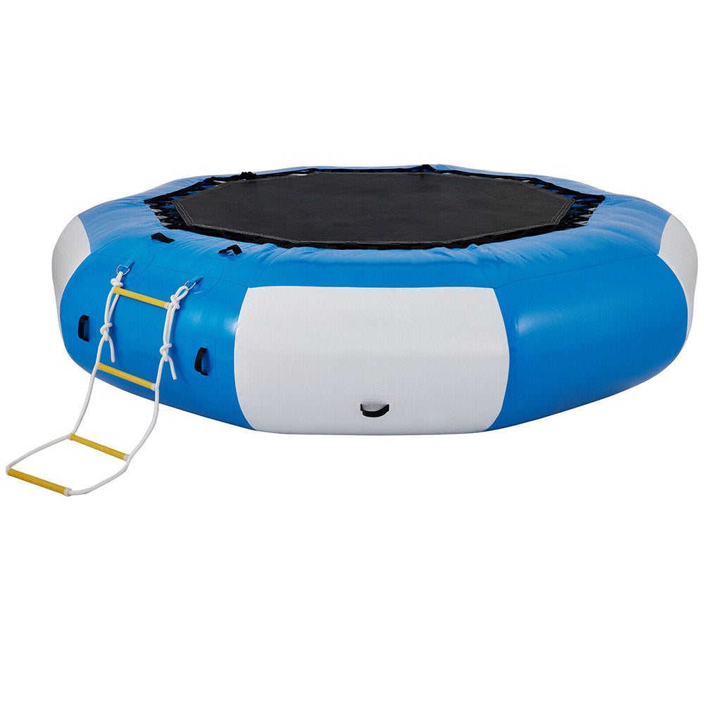 GoodTimes 4m Inflatable Water Trampoline/Floated w/ Ladder