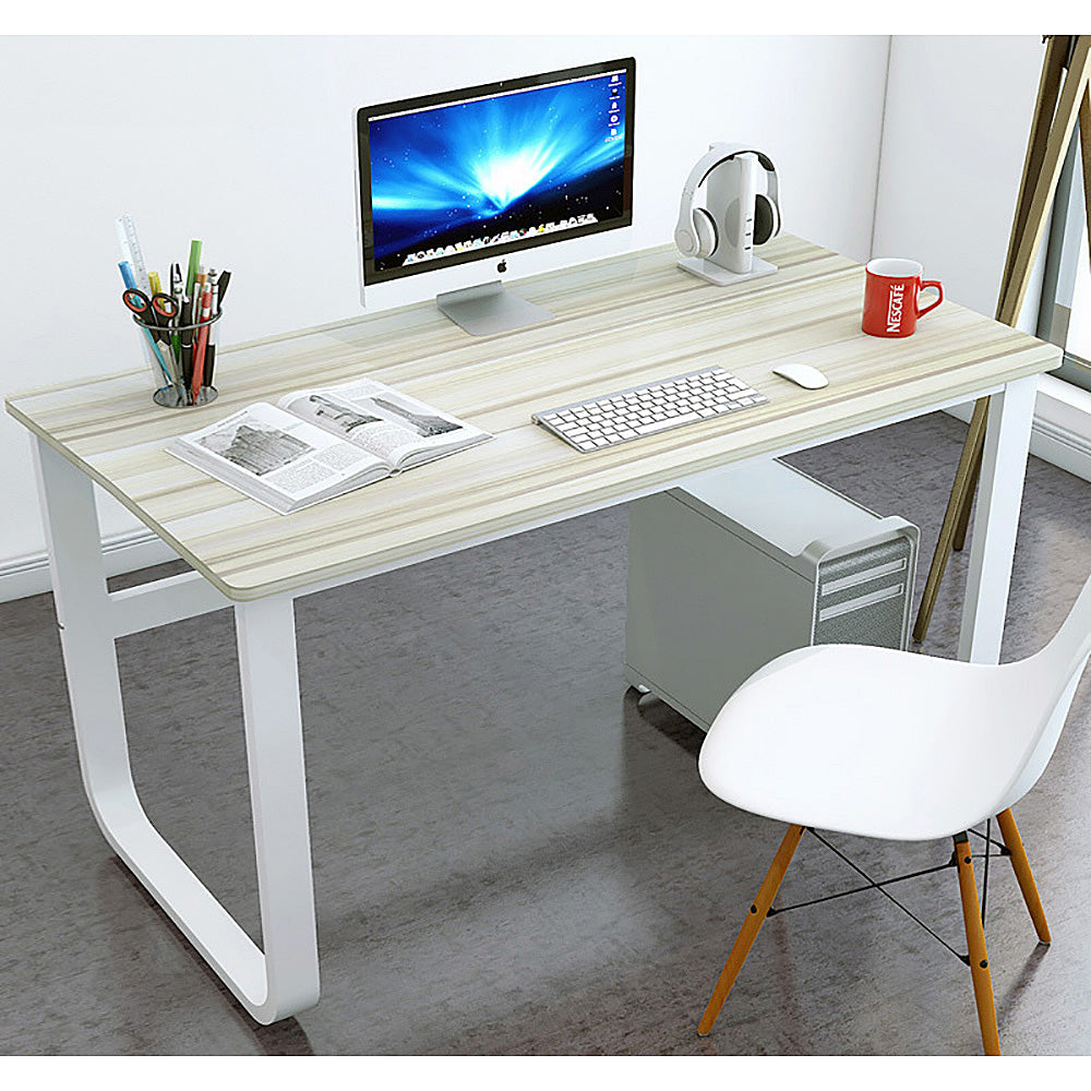 Home Office Large Computer Desk -Wood & Metal 3 Colours - Deluxe Home Delight