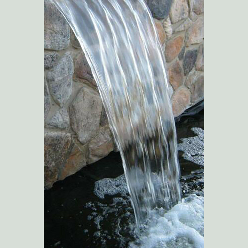 Vitalia Stainless Steel Pool Waterfall/Spillway 5 Sizes w or w/o LED