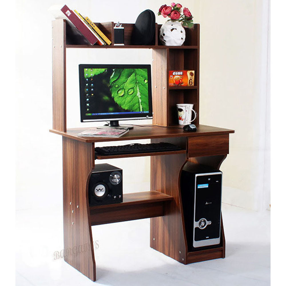 Star Computer Desk/Table with Shelves & Drawers