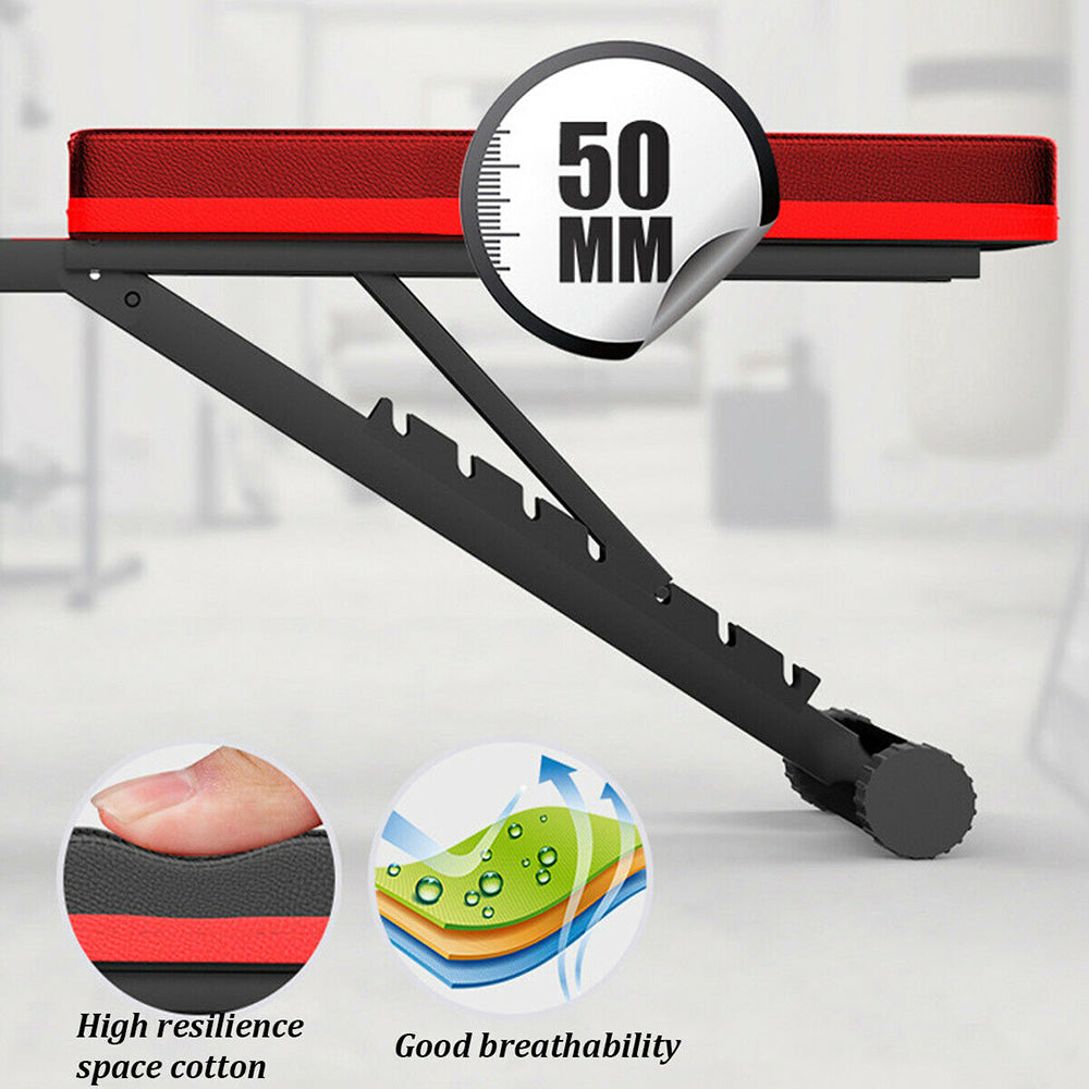 Adjustable Weight/Sit Up Bench for Abdominal Exercise