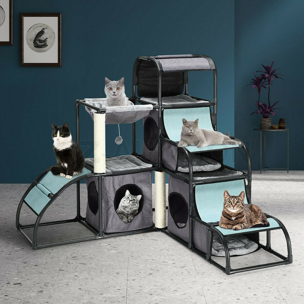 Meow! Multi-Tier Cat Scratching Post/Tower