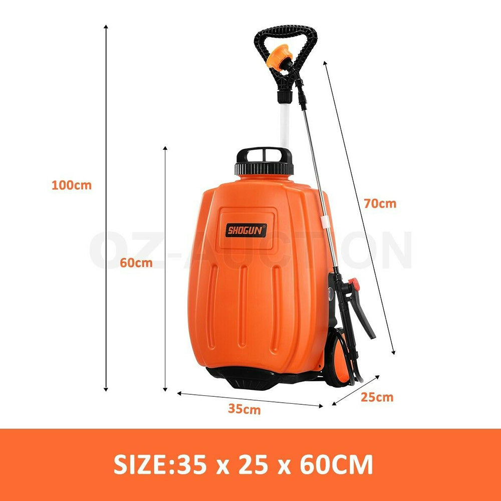 Electric Garden & Weed Sprayer on Wheels - 16 & 20L12V