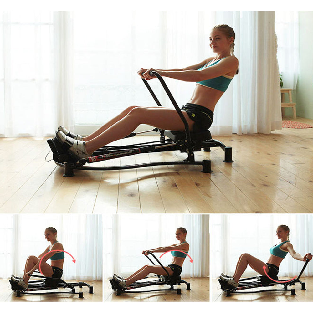 OOS FitFree Total Fitness Rowing Machine - Deluxe Home Delight