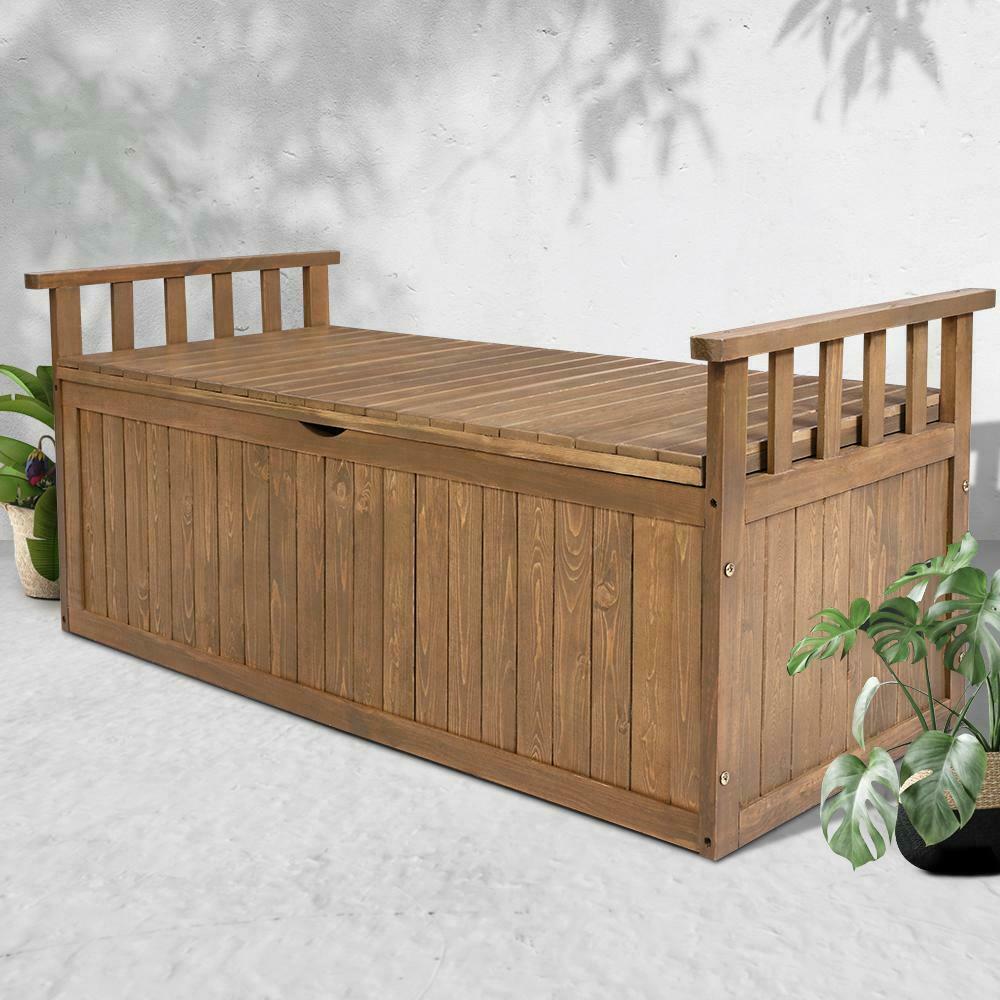 Outdoor Storage Box/Wooden Garden Bench