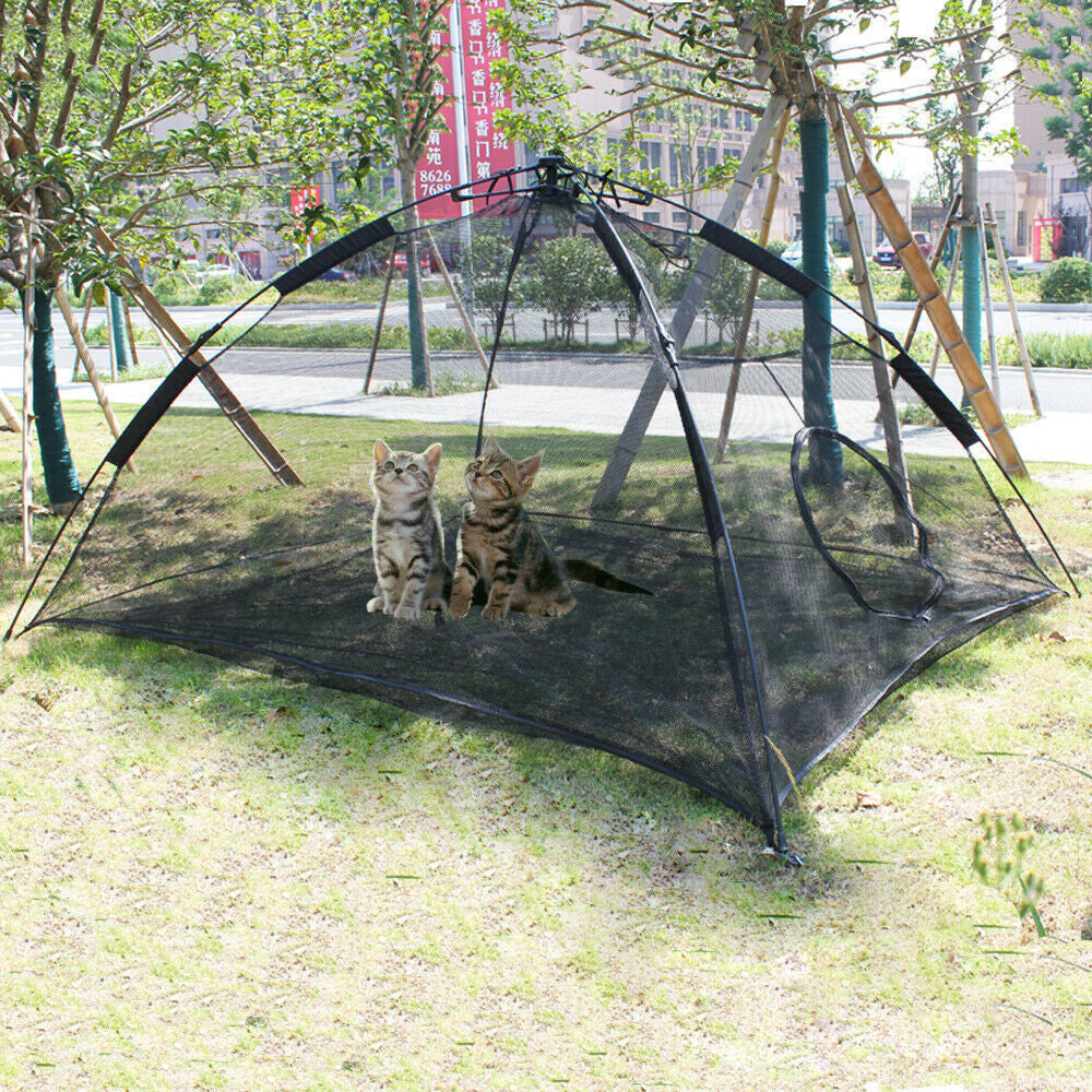 DoggyWorldPortable Pop Up Pet/Cat Playpen/Tent Tunnel