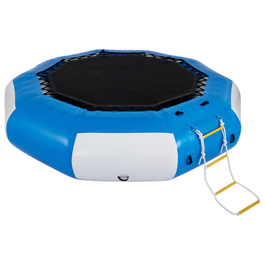 GoodTimes 4m Inflatable Water Trampoline/Floated w/ Ladder