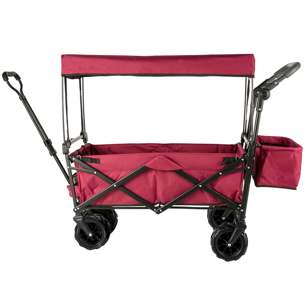 Beach & Garden Folding Wagon w/ Shade/Canopy - 3 Cols