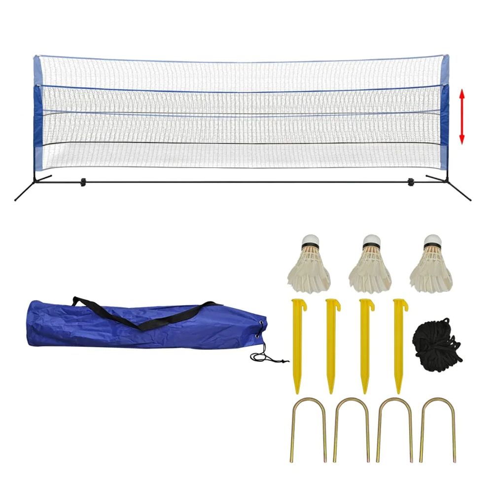 EasyGoing Badminton Net Set with Shuttlecocks - 3M & 5M Nets