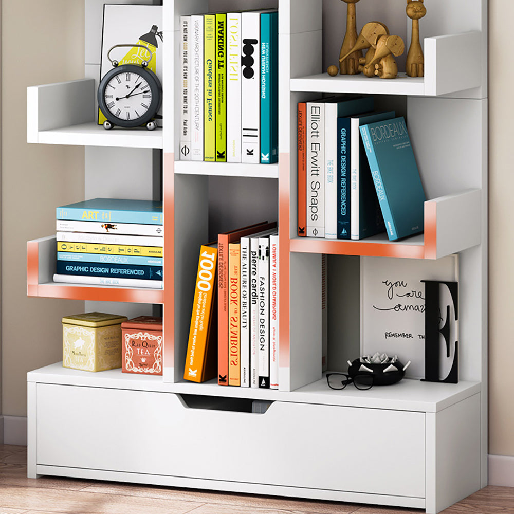 Adrina 18-Shelf Bookcase & Display Cabinet w/Multiple Storage