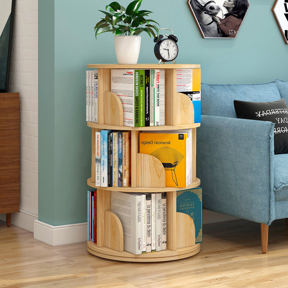 Avanta 360-degree Rotating 3, 4 & 5 Tier Display Shelf/Bookcases