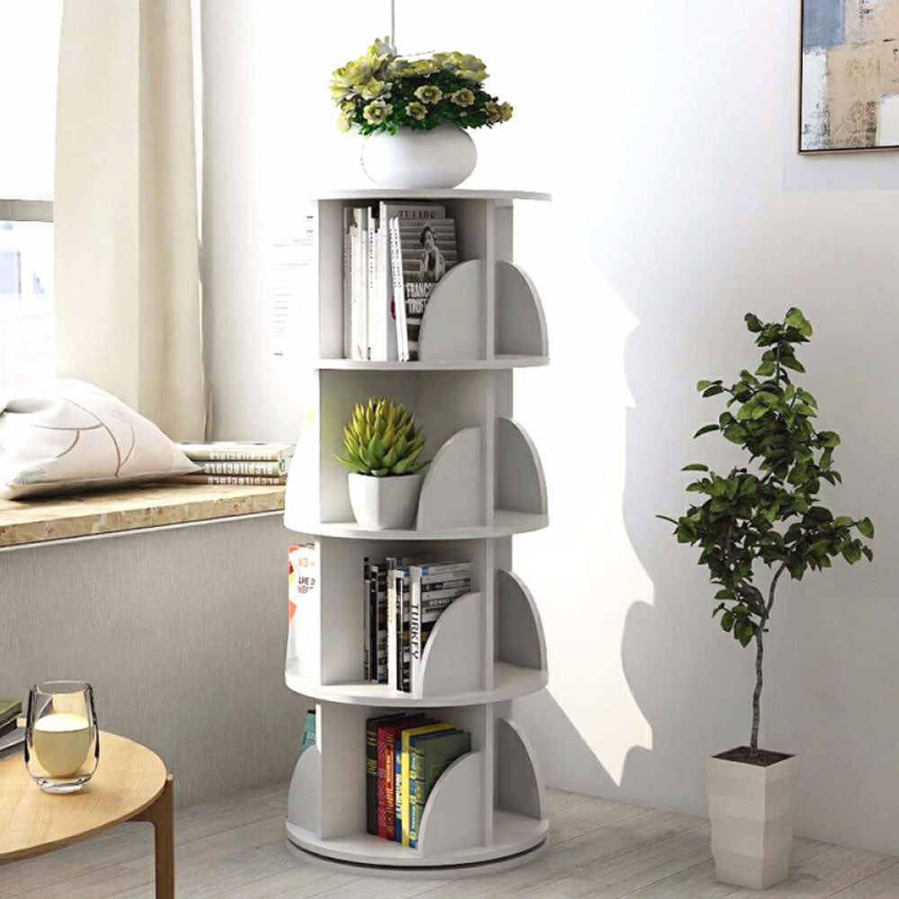 Avanta 360-degree Rotating 3, 4 & 5 Tier Display Shelf/Bookcases