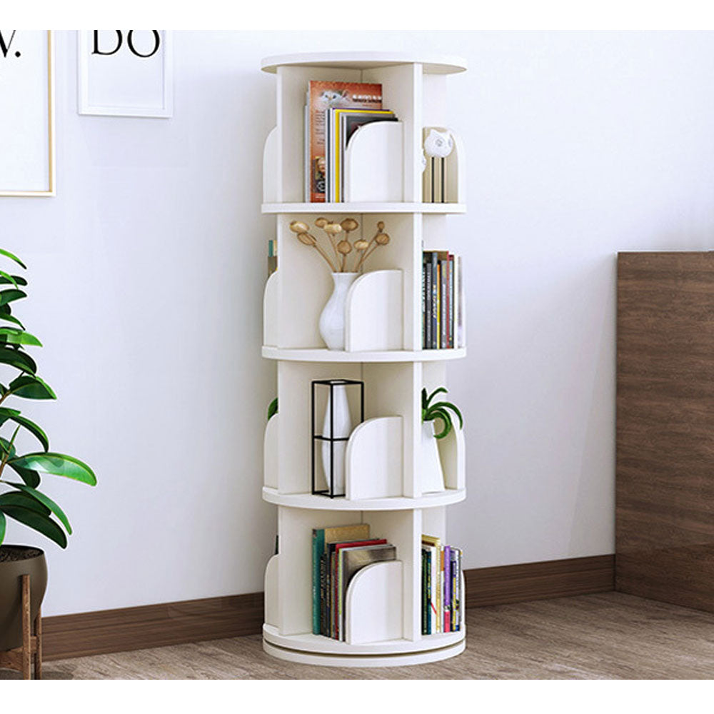 Avanta 360-degree Rotating 3, 4 & 5 Tier Display Shelf/Bookcases