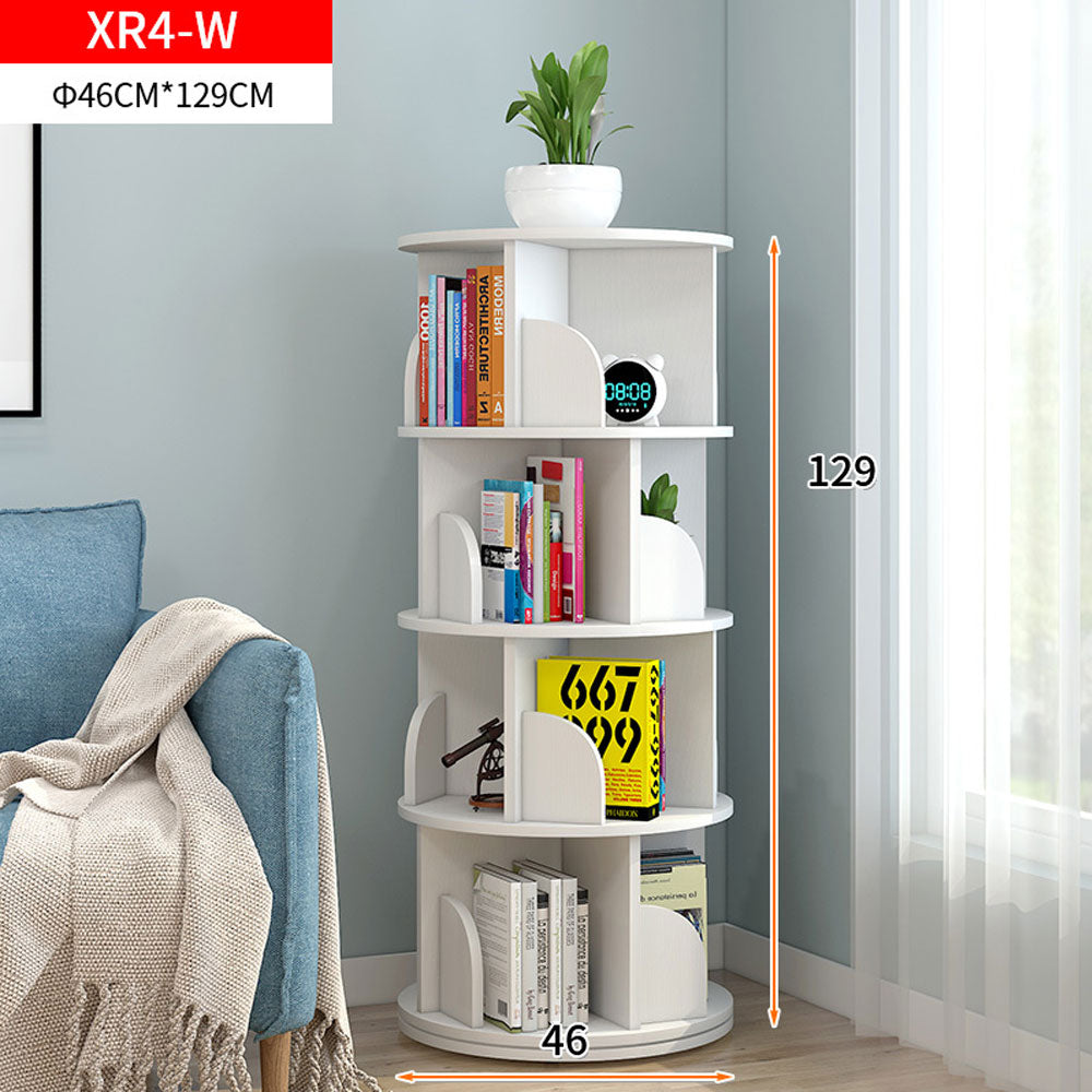 Avanta 360-degree Rotating 3, 4 & 5 Tier Display Shelf/Bookcases