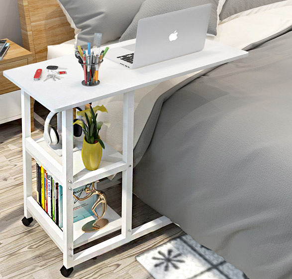 Regenta Side Table/Laptop Desk w/Shelves & Wheels - 2 Sizes